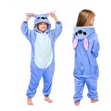 Pijama Kigurumi Stitch Infantil Nene Nena Niño Importado 
