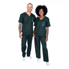 Pijama Cirúrgico Veterinario Masculino Feminino Não Amassa