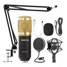 Microfono De Condensador Haz Bm Kit De Microfono Con L...