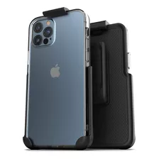 Funda Transparente Y Clip De Cinturon Para iPhone 12