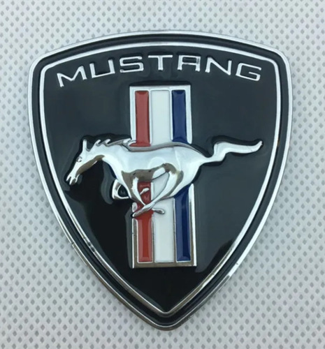 Emblema Embellecedor Ford Mustang Metalico Escudo Poni Foto 7