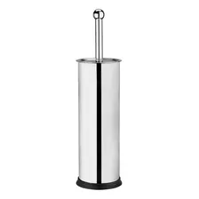 Escova Sanitária Com Suporte Copenhague Em Aço Inox 8x35cm