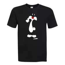 Polera Niño - Silvestre Cat - Diseño 01