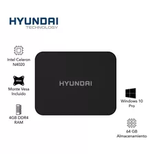 Hyundai, Mini Pc | Intel N4020 | 4 Gb De Ram, 64 Gb De Alm