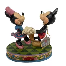 Escultura Mickey Minnie Disney Rara Jim Shore