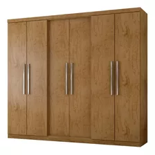 Guarda Roupa Casal 6 Portas 4 Gavetas Araplac Torino 238cm