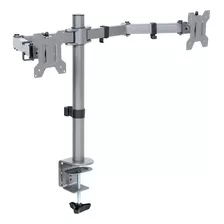 Soporte De Escritorio Para Monitor Dual Regulable - Gris