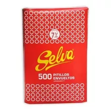 Pitillos Envueltos Marca Selva Caja 500 Und Pack (4 Pqx500).