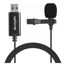 Micrófono Moving Mic Record Lav Usb