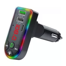 Transmisor Fm F7 Bluetooth 5.0 Auto Cargador Usb Multicolor