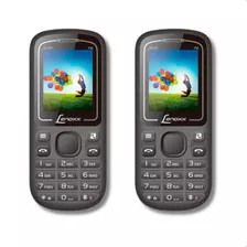 Kit 2 Celulares Barrinha Para Idoso Dual Sim Teclas Grandes