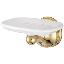 Jabonera Vintage Para Baño Polished Brass