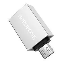 Adaptador Otg Usb- Hembra A Micro Usb Macho Borofone