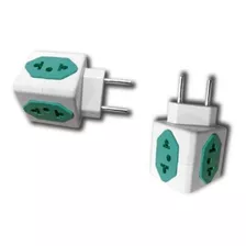 2 Adaptadores Pino Cubo Benjamin 4 Entradas 2/3 Pino 10a