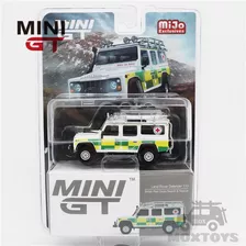 Mini Gt 1:64 Defender 110 Cruz Roja Británica Lhd