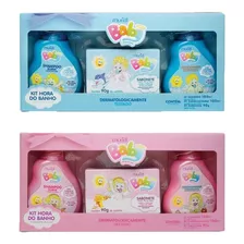 Kit Hora Do Banho Baby Bebê Shampoo Condicionador Sabonete 