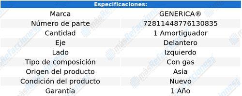 Amortiguador Gas Del Izquierdo Patriot 07 Al 14 Genrica Foto 2