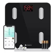 Báscula Inteligente Etekcity Scales C/wifi/bluetooth - Negro