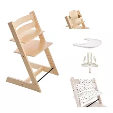 Paquete Stokke Tripp Trapp Babyset Cojin Tray Arnes Natural Nombre Del Diseño Tripp Trapp Color Natural