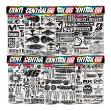 Cartela 156 Adesivos Traxx Jh 125-35a Joto Preto