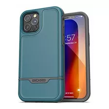 Funda Para iPhone 12 Pro Max Anti Golpes Azul Aqua 