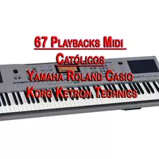 67 Católicos Playbacks Midi Para Teclado Roland - Produção
