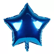 20 Balão Metalizado Estrela 45cm Decoração Buffet Aniversári