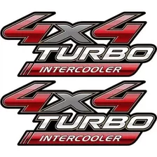 Par Adesivo Hilux 4x4 Turbo Intecooler 2009 10 11 12 13 14 