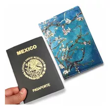 Porta Pasaporte Funda Visa Van Gogh - La Noche Estrellada