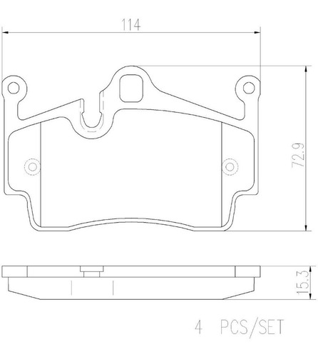 Pastillas De Freno Traseras Porsche Boxster Cayman Brembo Foto 2