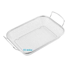 Canasto Bandeja Grande Asas Acero Inox Nonfork® - Cc-online