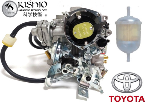 Carburador 2 Gargantas Y Filtro Toyota Pickup 22r 2.2l 80-90 Foto 8