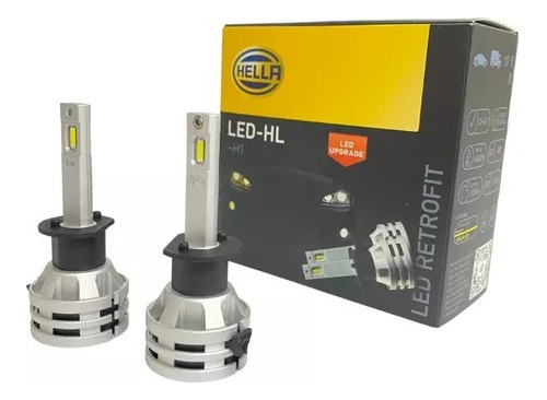 Focos Led Hella Retrofit H1 Plug&play 200% + Luz 6500k Lupa