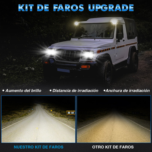 Para Ford F150 F250 Camin E-1501978-1986 7x6 Pulgadas Faros Foto 3