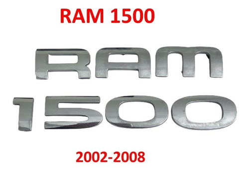 Emblema Lateral Compatible Con Ram 1500 2002-2008 Foto 2