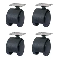 4 Ruedas Para Mueble Mesa Giratorias 40mm