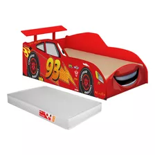 Cama Mini Infantil Juvenil Menino Carro Stock Car Azul