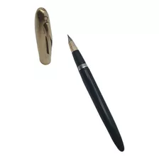 Caneta Sheaffer Doue Tinteiro Pena 14 K Made Usa 