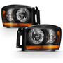 Carcasa De Faros Cuadrados De 7 Pulgadas, 9003 H4 Faros Led Dodge RAM 2500 LE