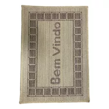 Tapete De Entrada Sisal Look Rayza 40x60cm Capacho