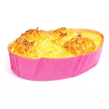 10 Forma Para Colomba Oval Pink Fucsia 500g Ecopack Sulforma