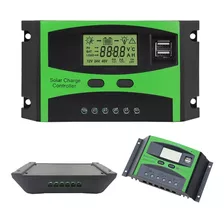 Controlador Regulador Carga Solar Pwm 20a 12/24v Usb Lcd