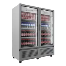 Refrigerador Comercial Vertical Imbera Vr-35 1072.1 l 2 Puertas Gris 1500 Mm De Ancho 115v