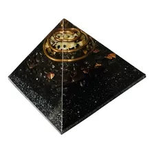 Orgonite Pirâmide Pedra Jaspe Dálmata - Recomeço - 3x4,5cm