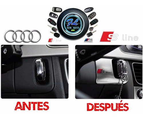 Embellecedor Switch De Encendido Audi Sline A5 A4 Foto 4