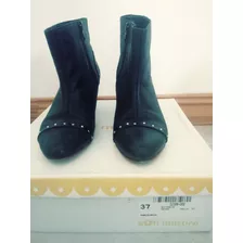 Botas Sofi Martire Negras Tachas Delicadas 