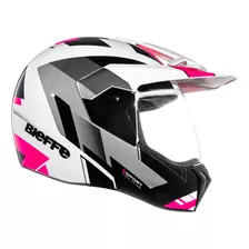 Capacete Moto Bieffe 3 Sport React Masculino Feminino Cross