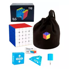 Cubo Rubik 5x5 Moyu 5m Magnétic Accesorios + Estuche Full