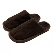 Pantufa Masculina Lisa Antiderrapante Conforto Casa Adulto