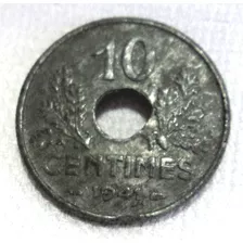 Antigua Moneda Francia 10 Centimos 1941 Etat Francais B G5